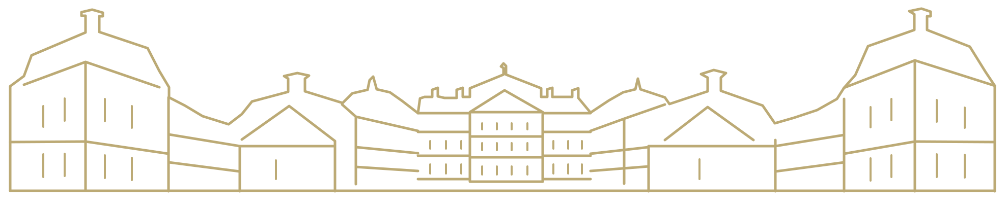Reduzierte Kontur des Residenzschlosses Arolsen